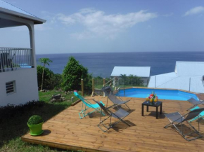 MAISON Vue et Accès Mer, piscine GUADELOUPE 6 personnes